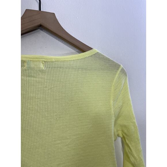 Vtg Y2K 90s Bella Minimalist Baby Cardigan S Academia Parisian Butter Yellow - Picture 13 of 16